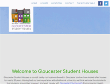 Tablet Screenshot of gloucesterstudenthouses.co.uk